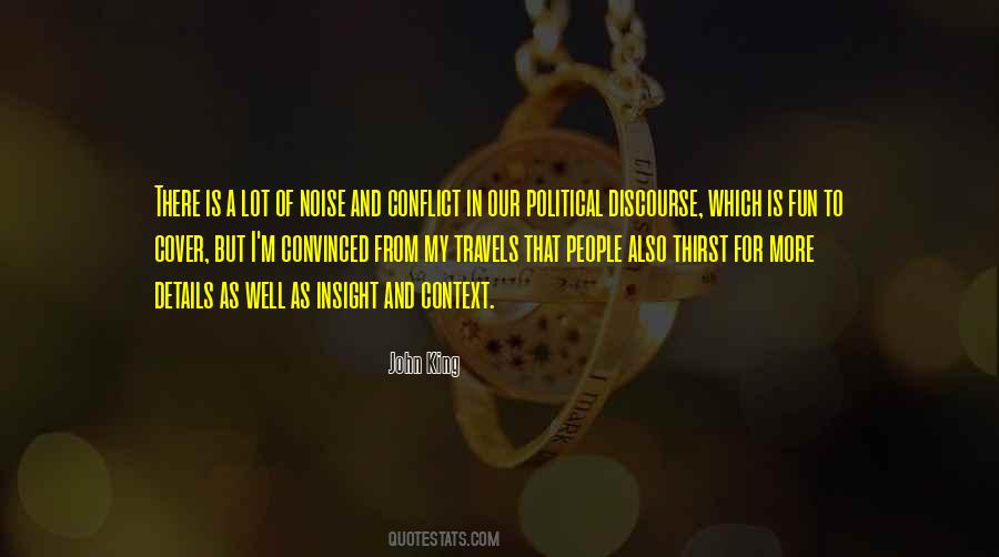 Quotes About Political Discourse #1320215