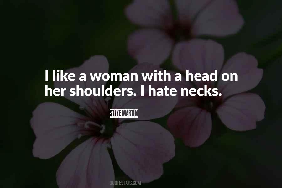 Quotes About Necks #324572