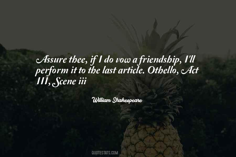 Quotes About Friendship William Shakespeare #795419