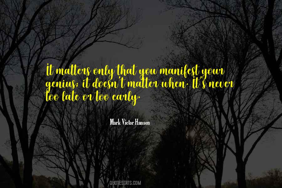 Hansen's Quotes #482100