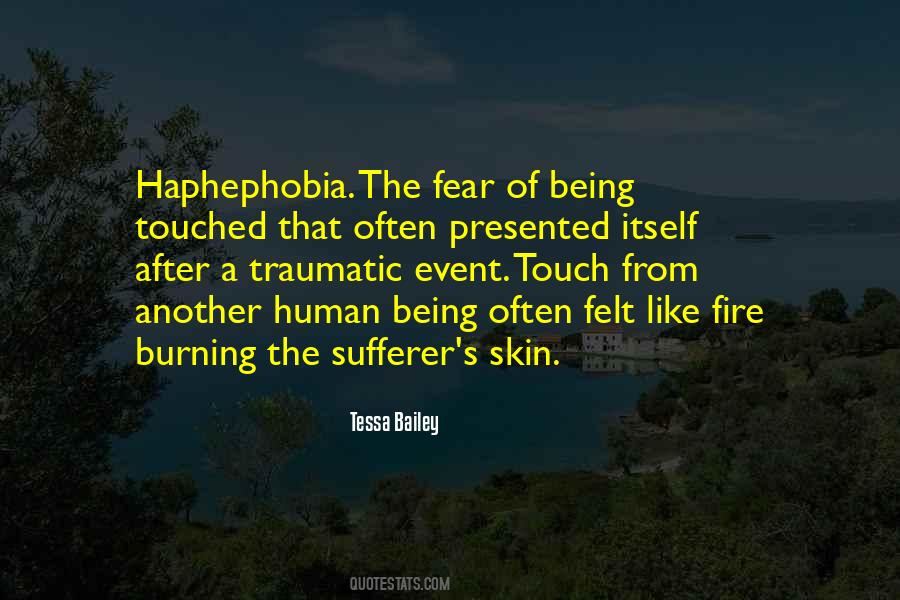 Haphephobia Quotes #230670