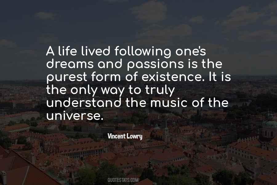 Quotes About Not Following Your Dreams #1103647
